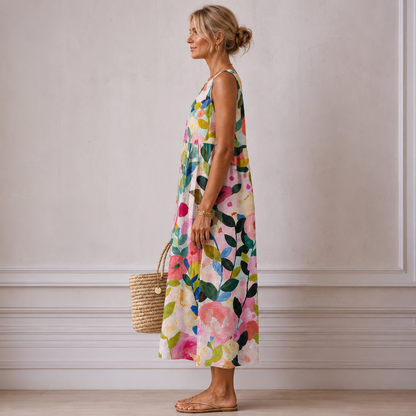 Alana™️ | Vestido Midi Floral