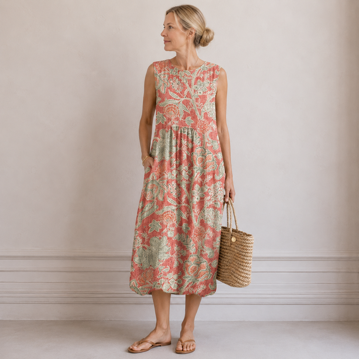 Clara | Vestido Midi Floral