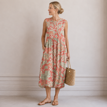 Clara | Vestido Midi Floral