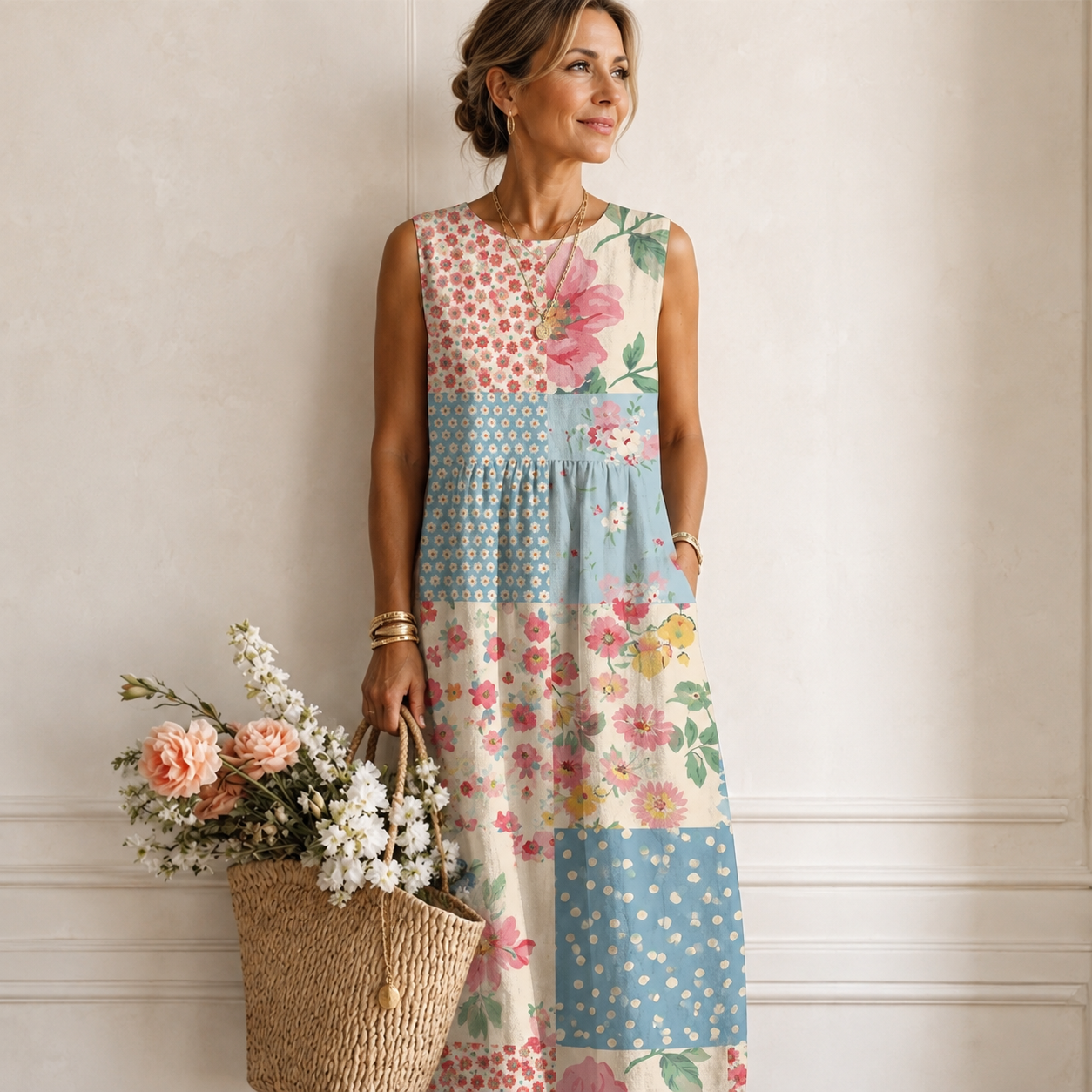 SOFIA™️ | Vestido Midi Floral