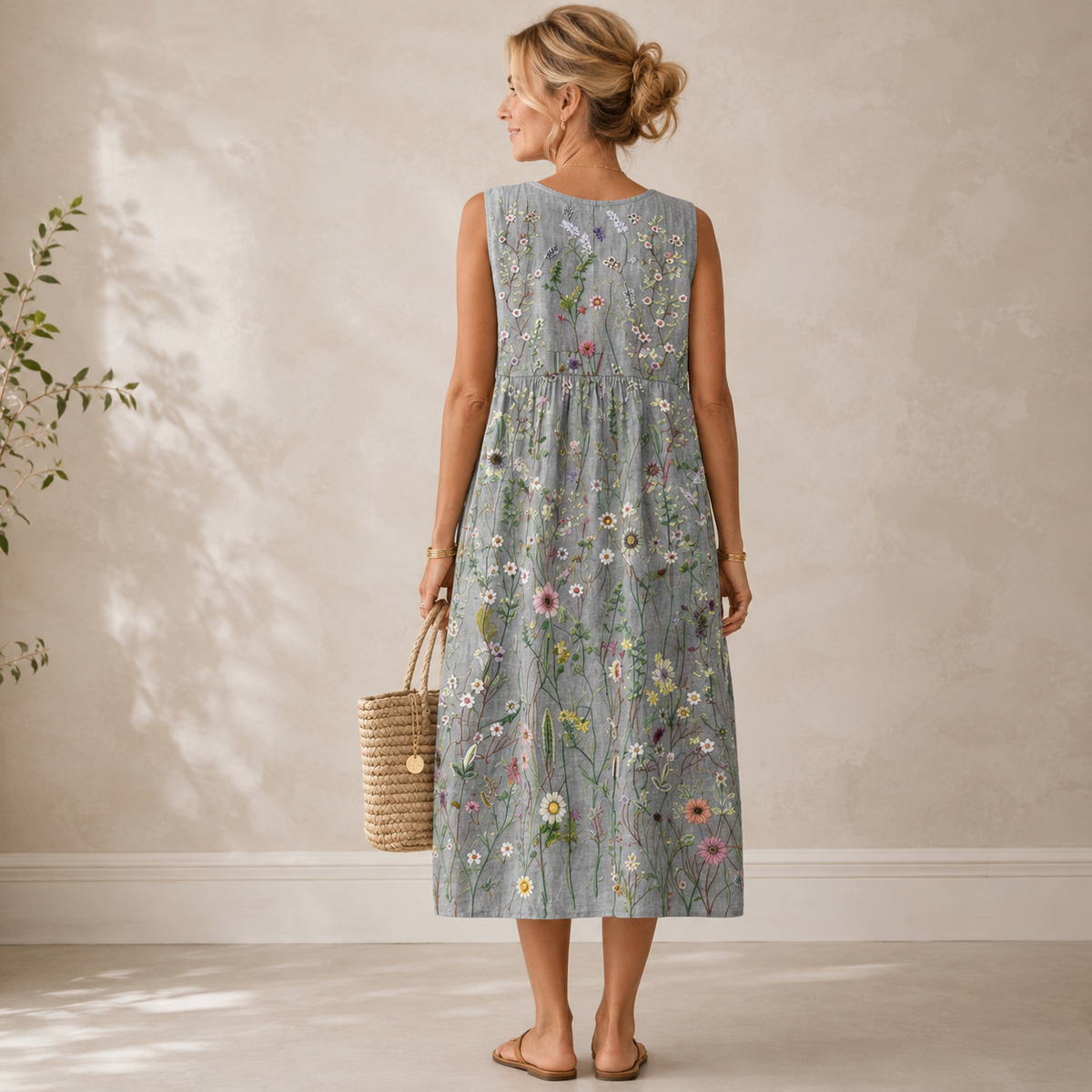 Aurora™️ | Vestido Midi Floral