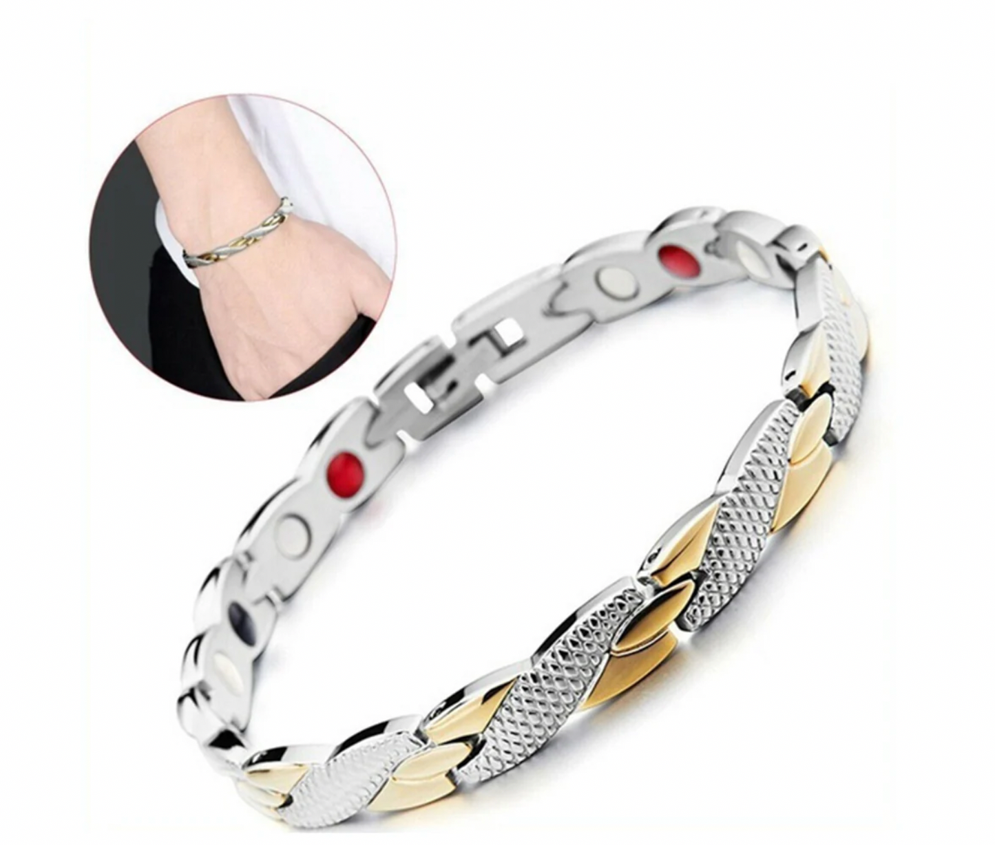 Pulsera de terapia magnética (2x1)