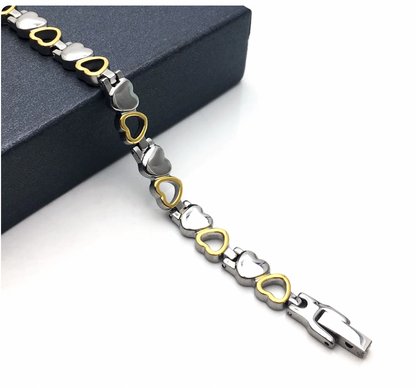 Pulsera Magnética Premium Corazón  2x1